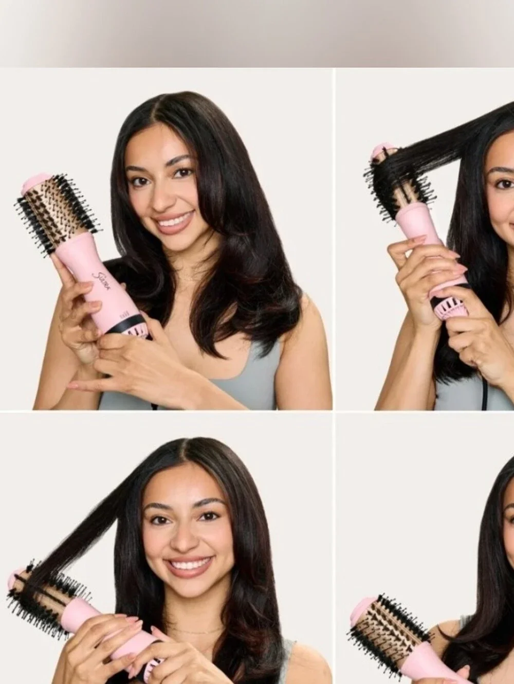 NIB $249 Sultra Compact Bombshell Blowout Hair  Brush In Lilac